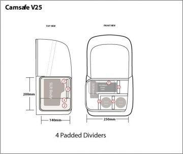 Camsafe V25 Kamera Sırt Çantası
